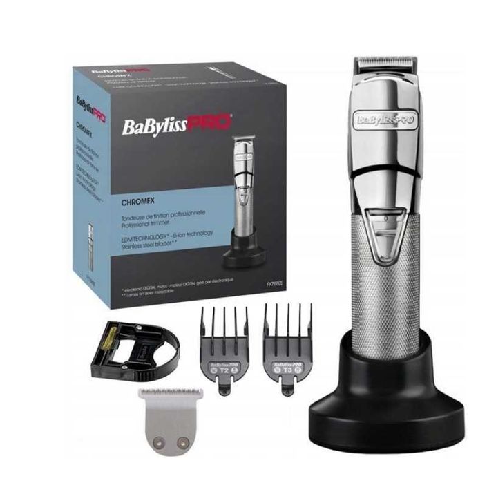 Nowe maszynki trymery golarki Babyliss Pro FX7880E Chrom 3szt