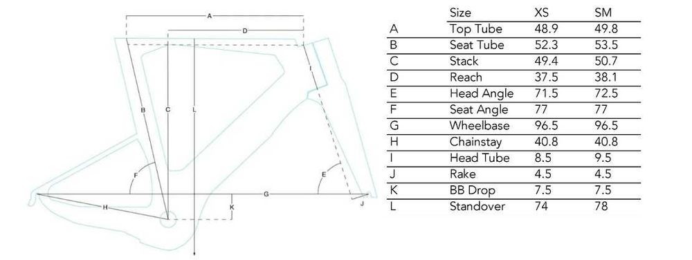 Bicicleta Contra Relógio / Triatlo em carbono Blue Traid X