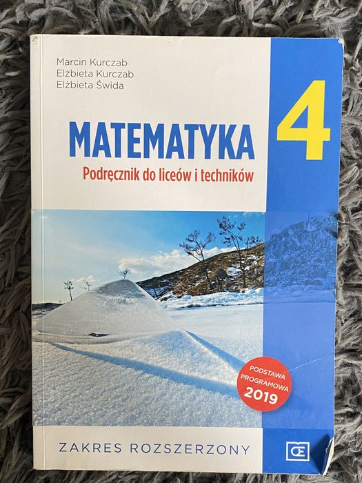 Matematyka 4. Podręcznik do liceów i techników.