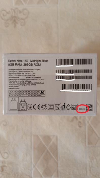 Смартфоны - Redmi Note 14 4g, 8/128 Gb, Камера - 108 Мп; Redmi Note 14S, 8/256 Gb, Камера - 200 Мп + ПОДАРКИ