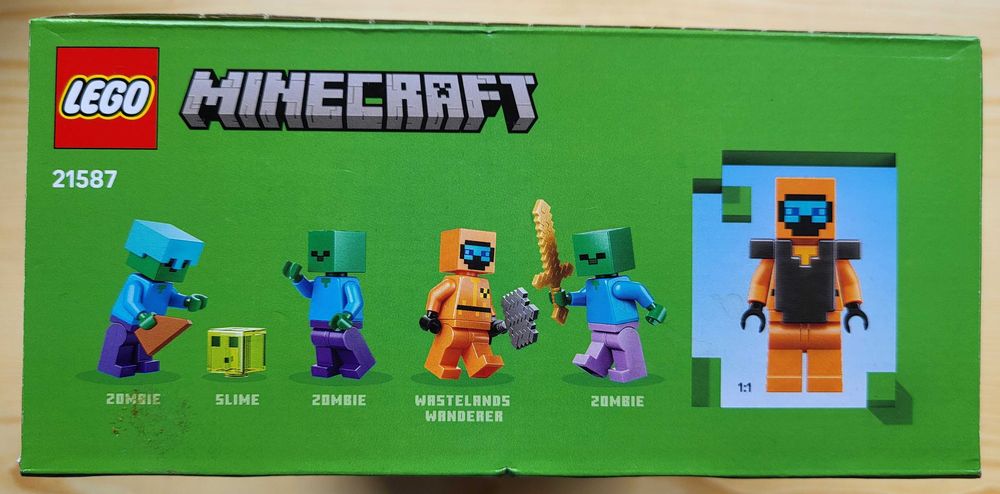 LEGO Minecraft Loch zombie 21587 - NOWE - NAJTANIEJ na RYNKU!