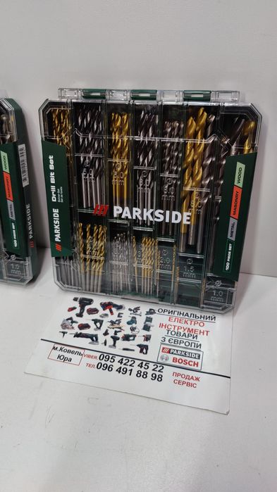 ОРИГІН набір УНІВЕРСАЛ свердл GERMAN Parkside 100 шт/сверл/набор/компл
