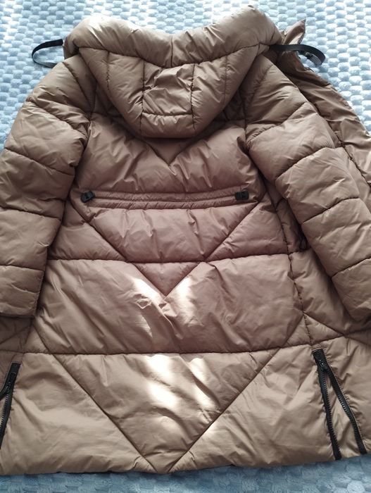 Теплюща подовжена куртка на зріст 152 см