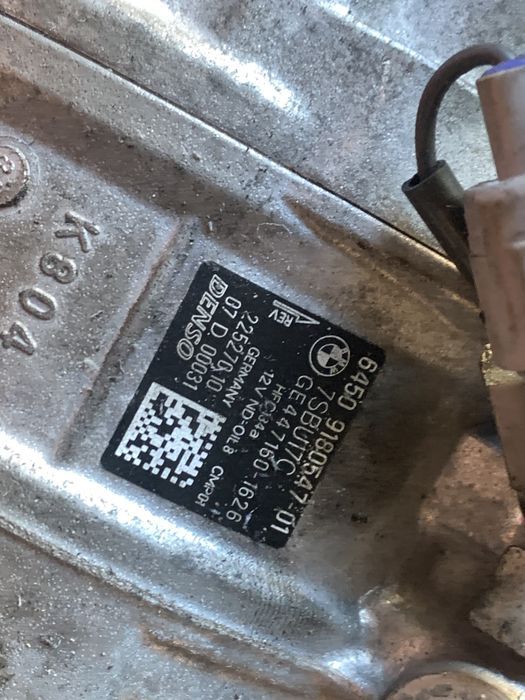 Kompresor klimatyzacji bmw e60 e61 530d 231 lub 235 koni m57n2 gwaranc