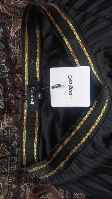 Desigual długa plisowana spodnica