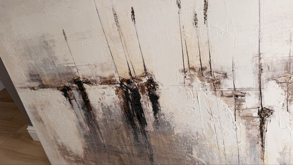 Obraz home&you ręcznie malowany