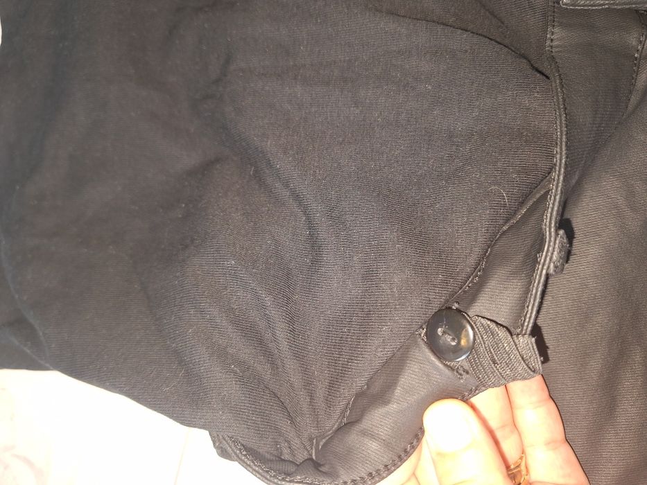 Штани екошкіра для вагітних розмір М