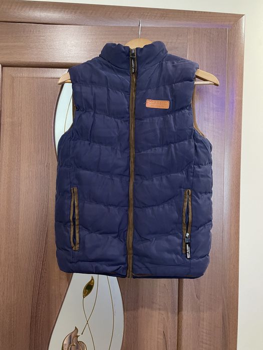 Жилет теплий на хлопчика/теплая жилетка на мальчика (розмір 146-152)