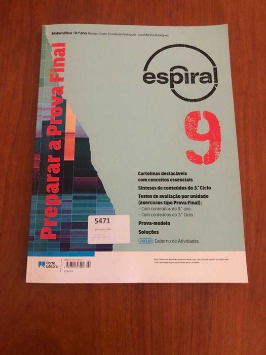 Caderno de atividades Matemática Espiral 9