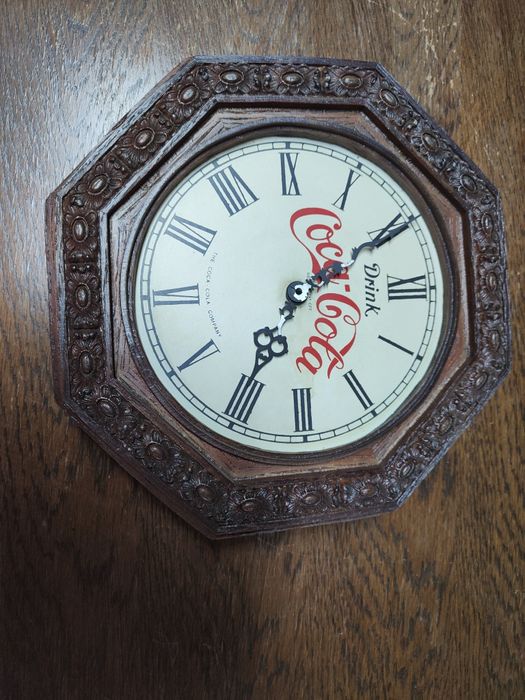 Zegar ścienny Coca Cola antyk