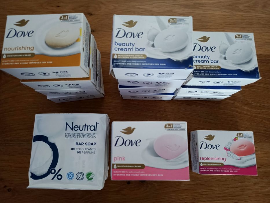 Mydła Dove mix zapachów 19 sztuk