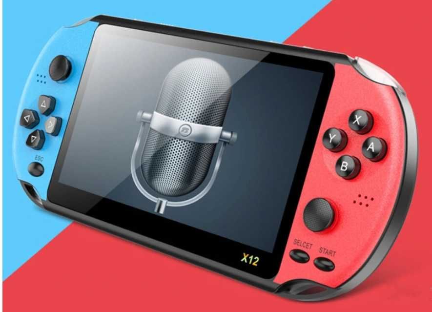 Profesjonalna KONSOLA Przenośna Do Gier x12 5,1" 5000 Gier PL (-20%)