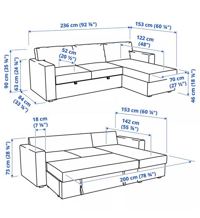 Sofá chaise longue