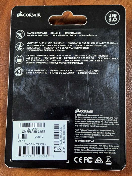 Corsair Flash Padlock 3 32GB