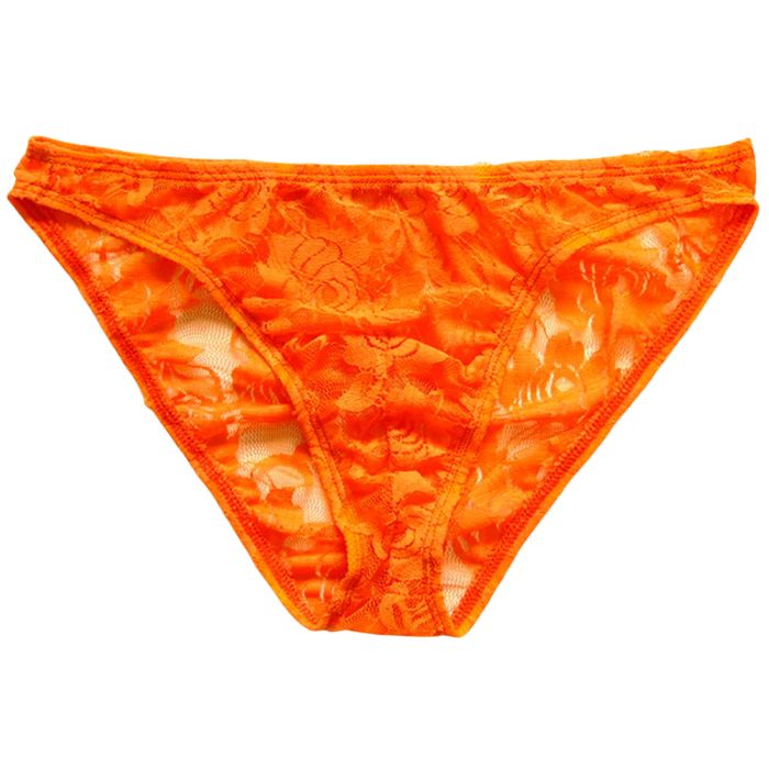 Męskie koronkowe slipy, elastyczne