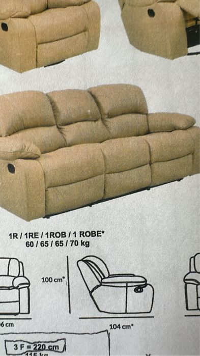 Sofa 3osobowa Orlando Agata Meble