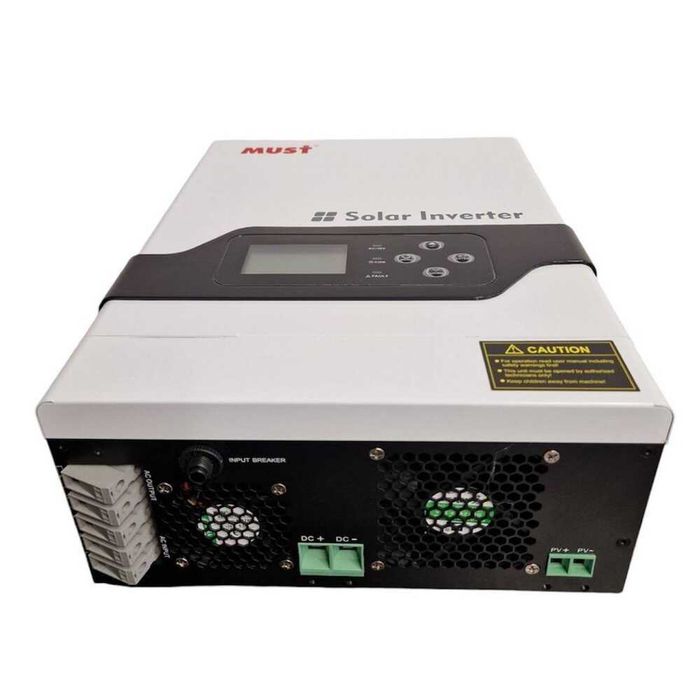 Гібридний інвертор MUST DC24V 3200W 60A MPPT (інвертор, ДБЖ)