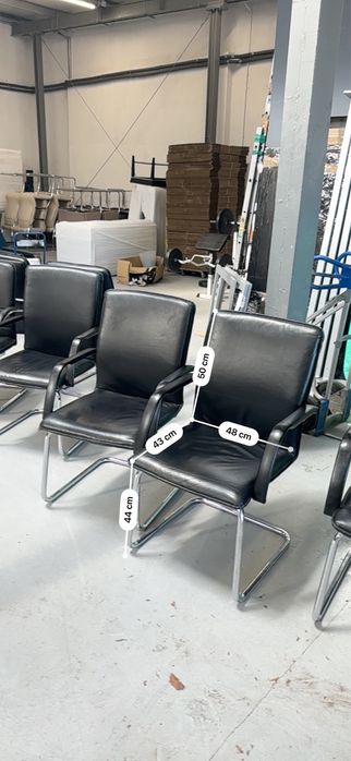 Fotele,skórzane,konferencyjne, używane,poleasingowe