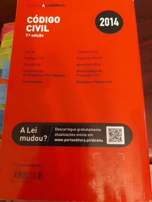 Código Civil - 7a. Edição - 2014.
