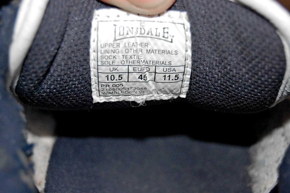 Кроссовки LONSDALE р.45 original ENGLAND
