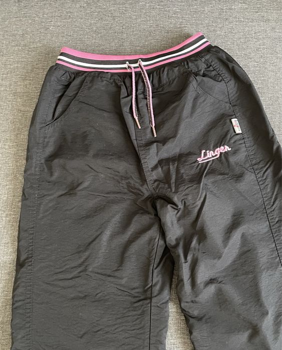 Зимові теплі штани для дівчинки