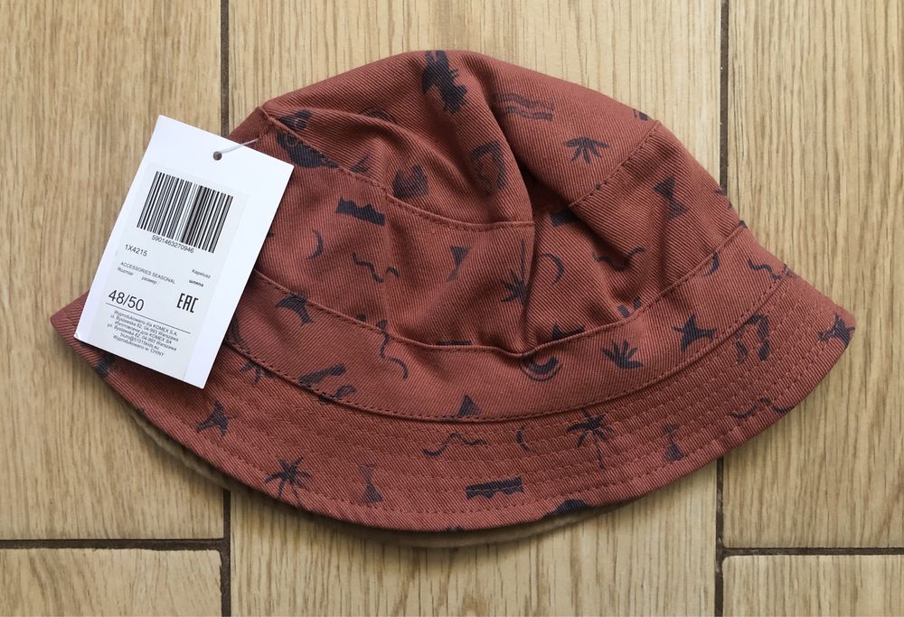 Chłopięcy bawełniany kapelusz we wzroki 48/50