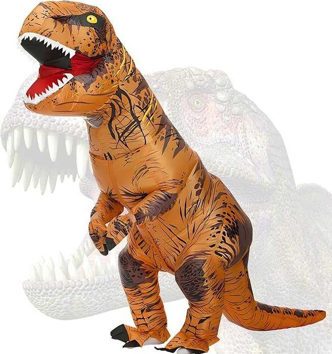 Kostium dinozaura dla dorosłych nadmuchiwany trex przebranie T-rex