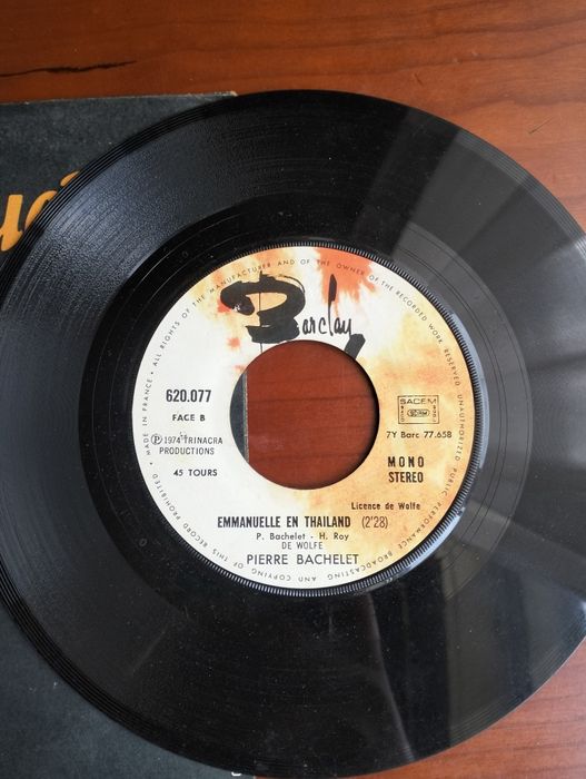 Disco de vinil single Emmanuelle