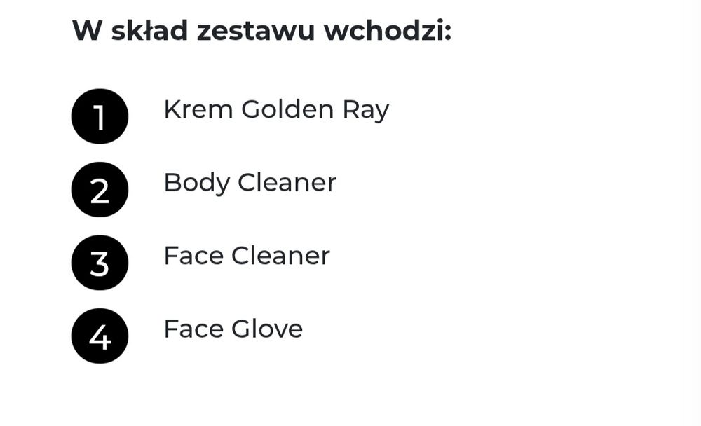 Zestaw pielęgnacyjny firmy Raypath
