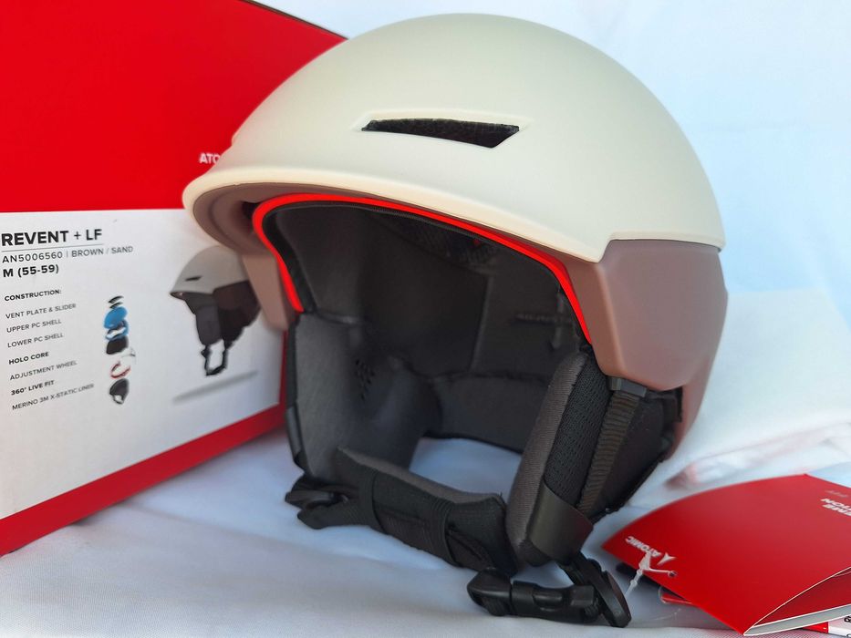 Kask narciarski Atomic Revent+ LF Brown Sand M 55-59cm