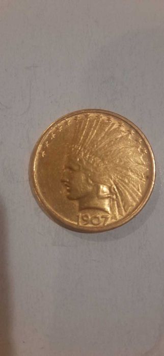 Złote 10 dolarów w próbie 900