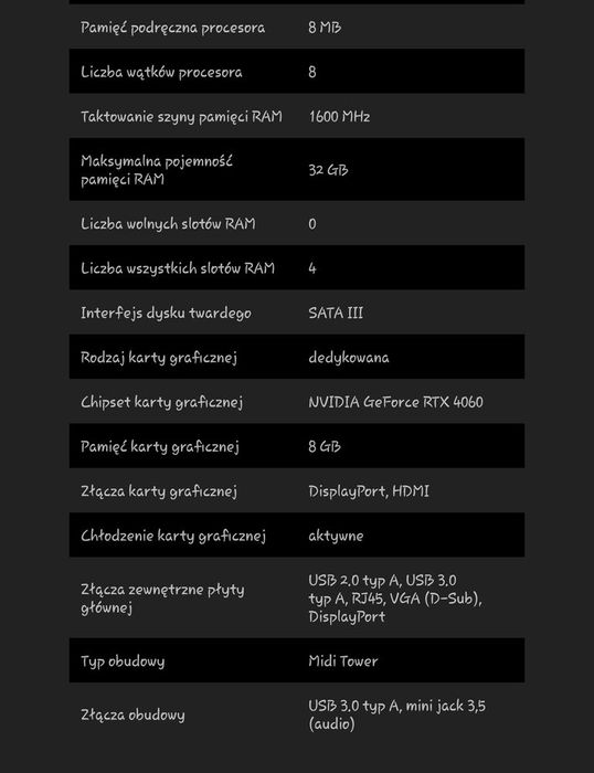 Świąteczna oferta komputer w cenie karty graficznej "Raptor V1 "