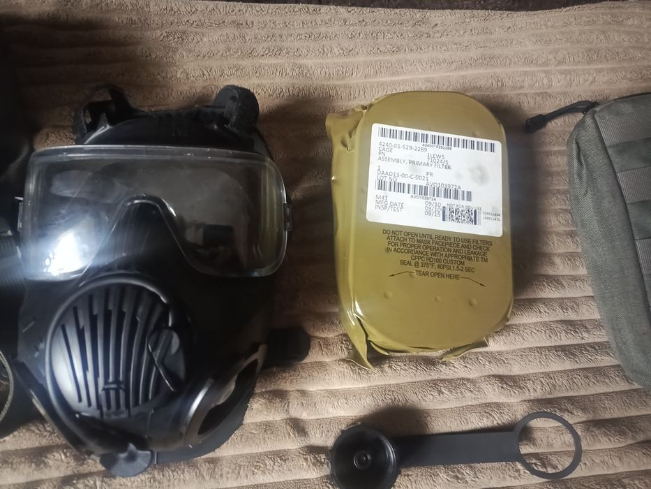 Протигаз маска НАТО+ сумка+фільтра з підсумком