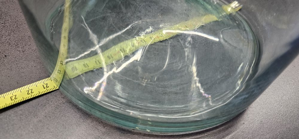 duży słój, las, ogrod w szkle