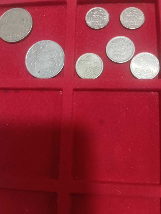 Moedas antigas da Noruega