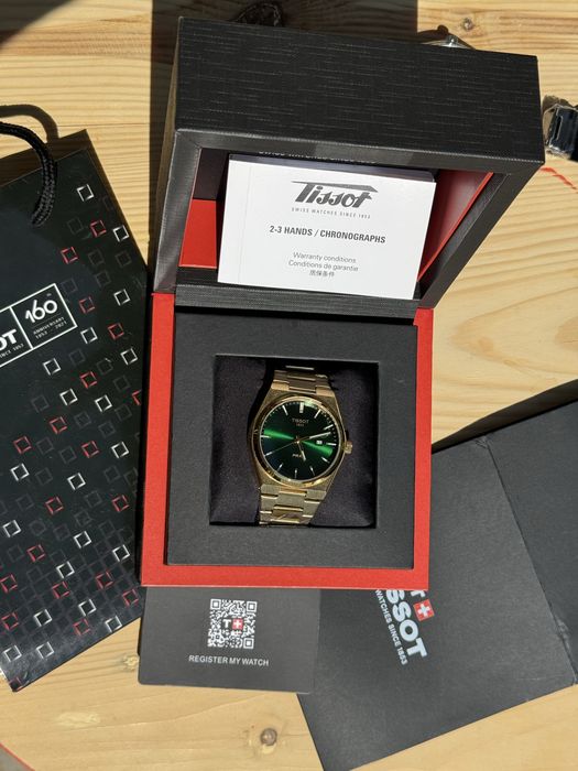 Годинник Tissot PRX Full Gold / Green — Без передплат / ФОП / 20+ відгуків