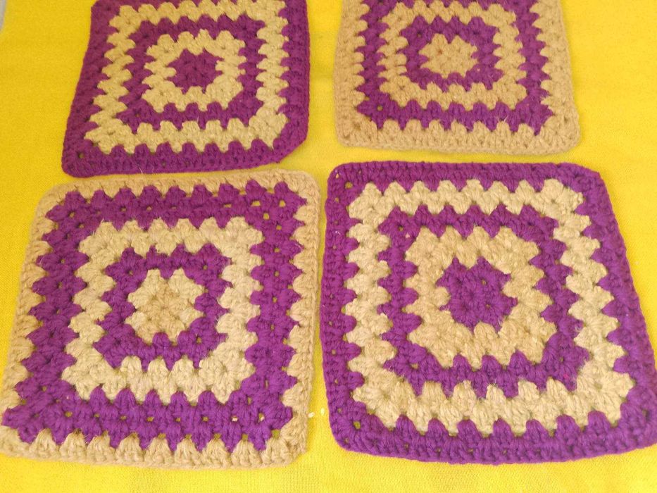 вязані чохли на табуретки