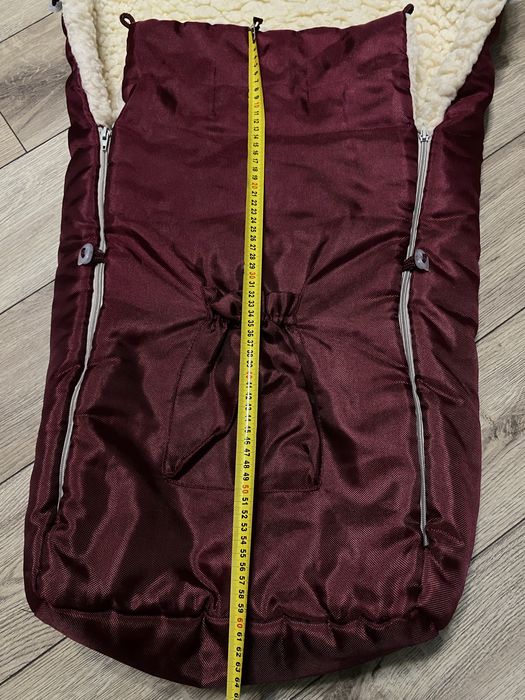 Конверт дитячий в коляску/сани на овчині