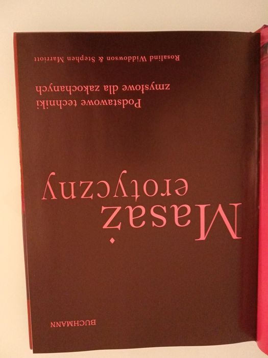 Książka 'Masaż  erotyczny  R. Widdowson & S. Marriott