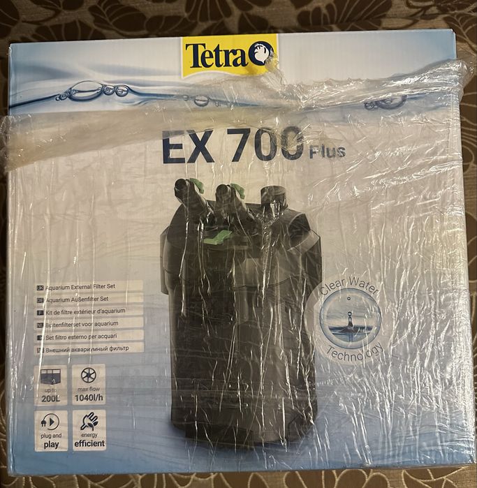 Фільтр для акваріума Tetra External EX 700 Plus 7,5W, 1040л/ч
