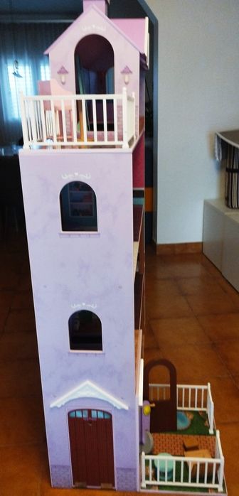 Casa de madeira XXL para Barbie