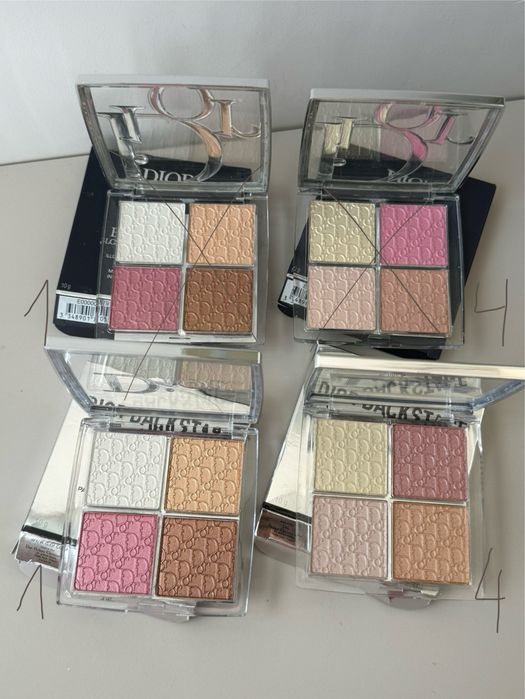 Палетка хайлайтерів та румʼян діор dior
