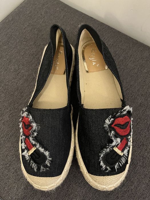 Espadryle nowe - usta