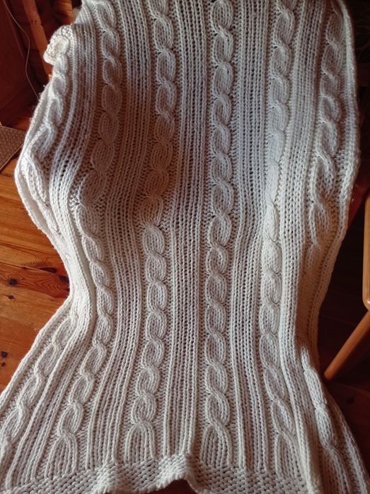 230x160 koc czesankowy warkocze