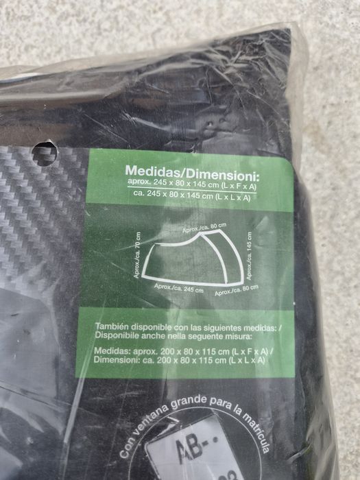 Capa protecção mota 245x80x145