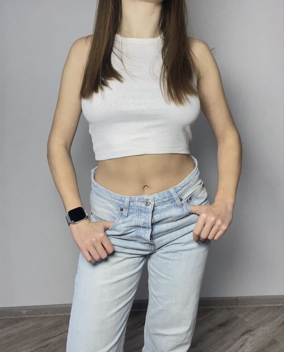 Джинси світлі від Зара по бірці S