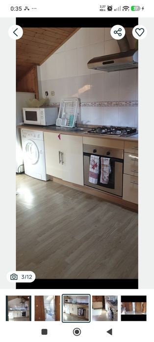 Sótão com dois quartos e cozinha