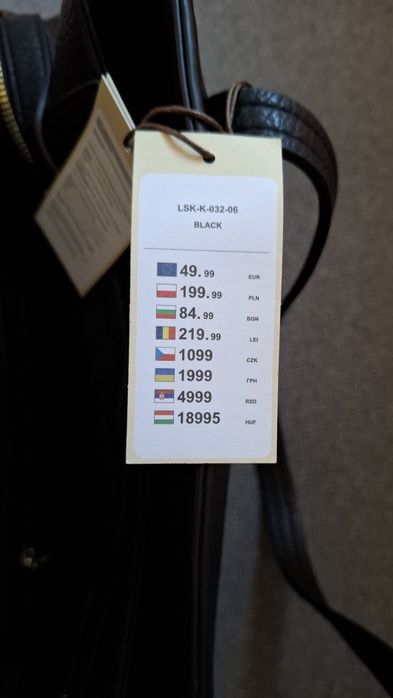 Nowa torebka Lasocki z metką / Klasyczny kuferek A4 / Okazja!