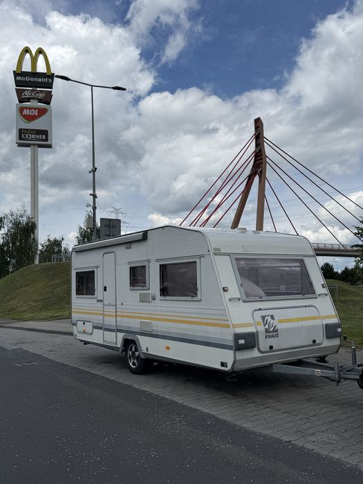 Караван:будинок на крлесах Knaus 4-5місний/причіп дача/кемпінг