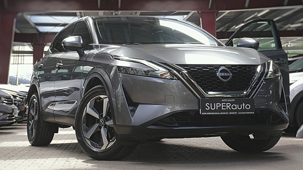 Nissan Qashqai 2Właściciel Kraj Gwarancja Martwe pole Kamera360 Pakiet zima Navi